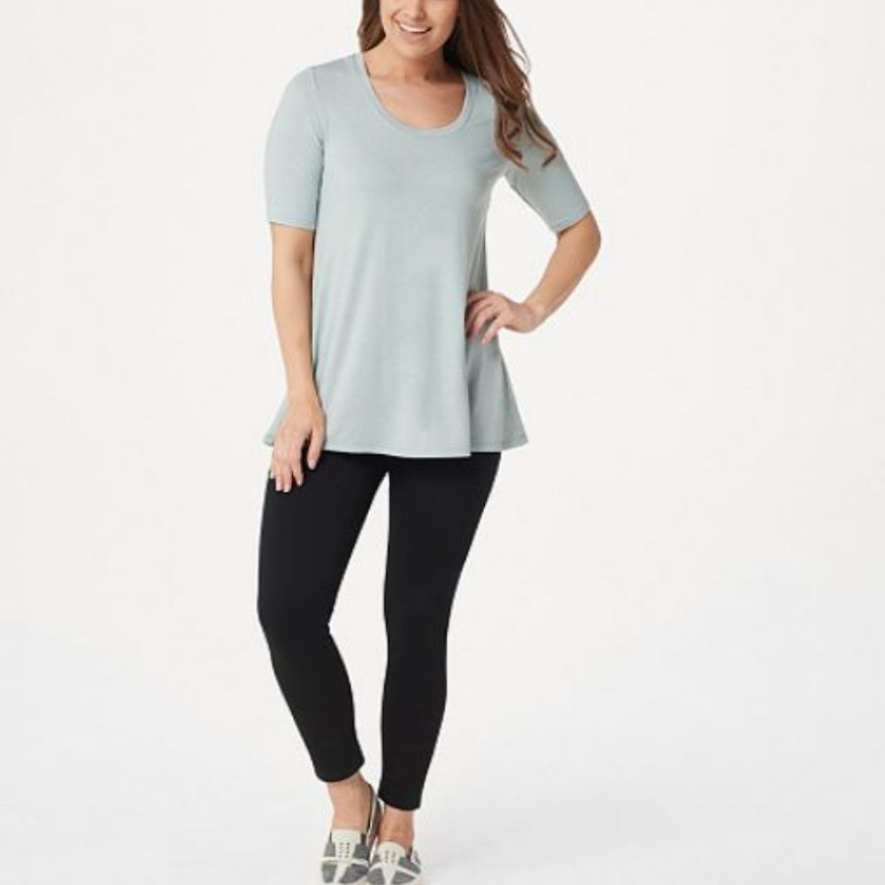 LOGO By Lori Goldstein Jersey Vest & Top Twin Set - Picture 5 of 5